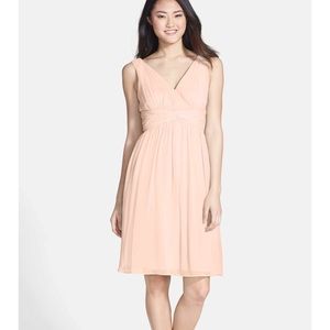 Chiffon twist dress plus size